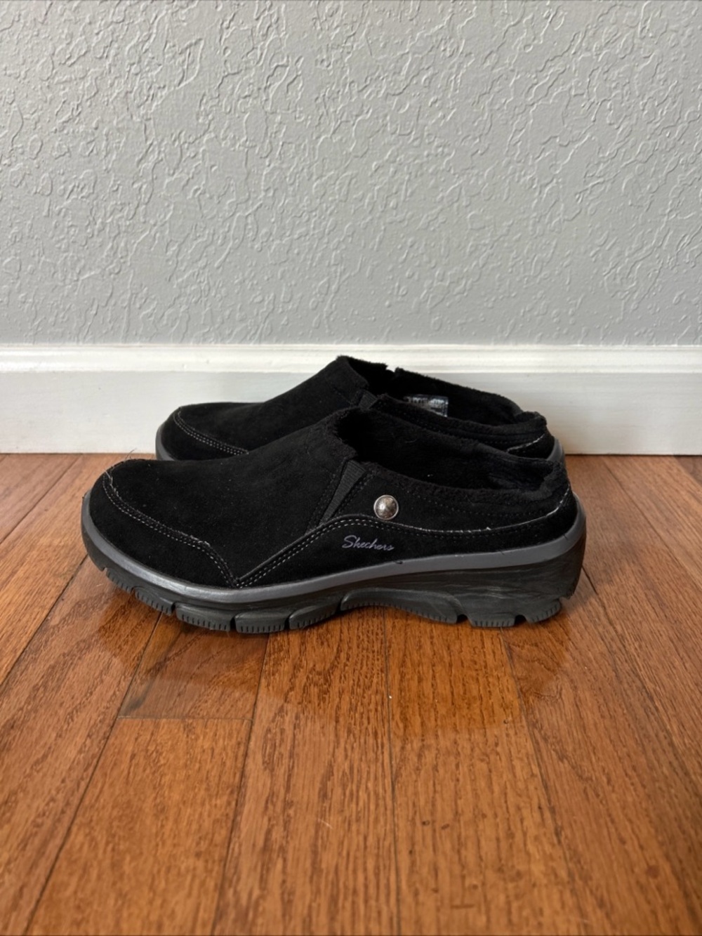 Skechers Easy Going Latte Mules Clogs Slip On Shoes Women’s Size 8 Relaxed Fit